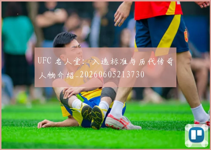 UFC 名人堂：入选标准与历代传奇人物介绍_20260605213730